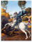 Raphael St. George Poster – St. George und der Drache Kunstdruck – Renaissance-Kunstposter – christliche Kunst-Wanddekoration für Schlafzimmer, klassische Drucke, Poster, ungerahmt (St. George und die