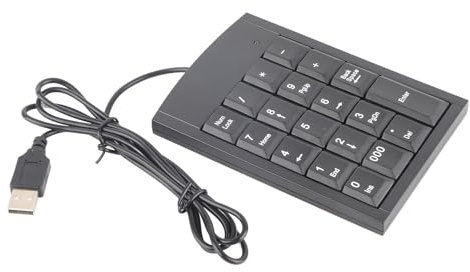 JTLB NumbPortable Mini USB Teclado numérico teclado numérico teclado numérico portátil teclado numérico teclado numérico 14 X 9 X 2 Mini USB portátil teclado numérico teclado numérico portátil teclado