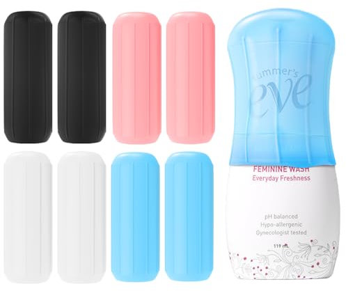 Skyconser Silicone Bottle Covers, A7-Colorful-8, Leak Proof