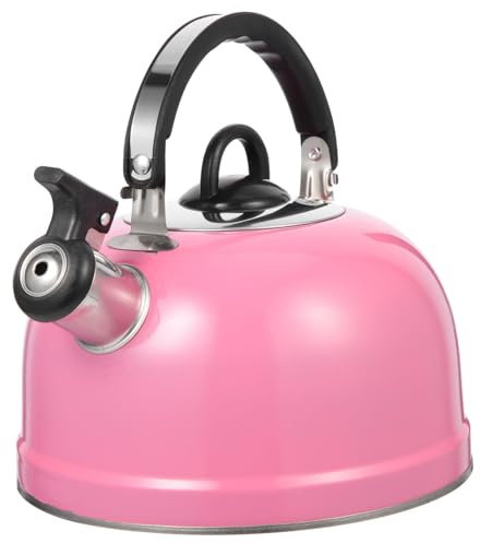 Zerodeko Bollitore Fischiante Avvisatore Acustico Pentola Resistente per e Tè Manico Ergonomico Uso e Compatibile Gas e Induzione