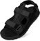 Gaatpot Sandalen Herren Outdoor Sports Sandals Arch Support Trekking Hiking Sandalette Sandale Sommer Bequeme Einstellen Klett Schwarz 44