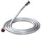 JGR SELECT Tubo doccia universale, adatto a tutte le docce, argento, flessibile, in PVC (argento, 200 cm)