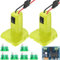 Xiatiaosann Power Wheel Akku-Adapter für Ryobi 18V Akku-Konverter-Kit, Stromanschluss, mit 12AWG Kabelbaum Schalter & Sicherung, Niederspannungs-Schutzmodul (2 Pack)