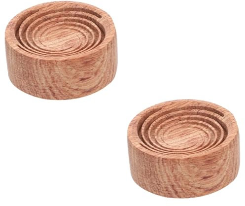 SEWOART 2stücke Chic Holz Diffusor Für Ätherische Öle Aromatherapie Auto Parfüm Diffuser Dekorativ Und Funktional Für Auto Büro Und Meditation