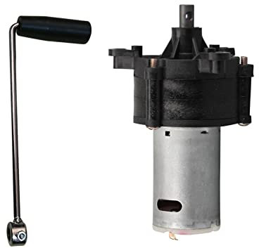 Generador de manivela, Generador hidráulico de viento en miniatura, Motor de dinamo Manual de manivela manual con mango, Motor de dinamo de energía de emergencia DC6V 12V 24V para acampar en casa al a