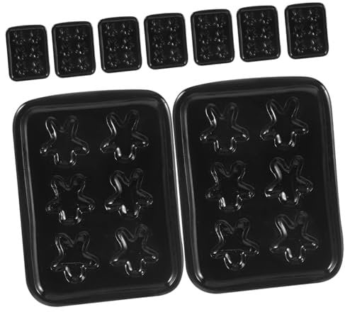 ERINGOGO 12stücke Miniatur Küchenzubehör Für Puppenhaus Teiliges Aus Dekorativen Backblechen Aus Hochwertigem Harz Für Rollenspiele Für Kreative Küchenszenen Und