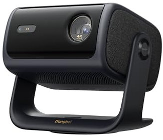 Dangbei MP1 MAX, Proiettore 4K, 3100 Lumen ISO, 110% BT.2020, HDR10+, 3D, Dolby Audio, Schermo da 300, Inclinazione 135°, 2 Altoparlanti da 12W