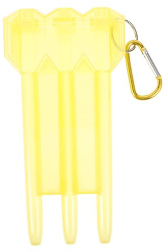 JOINPAYA Dart Aufbewahrungsbox Leichtem Kunststoff Mit Karabiner Tragbare Und Verschließbare Box Für Steeldarts Und Softdarts Langlebig Und Praktisch Für Unterwegs