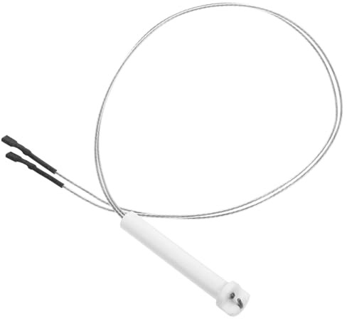 SHINEOFI Keramische Zündstäbe Weiß mit Doppelnadel Design, Hitzebeständig