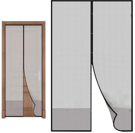 Moustiquaire magnétique pour porte de bébé - 100 x 210 cm