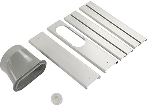 Thonlai Kit de Ventana de Accesorios de Aire Acondicionado Portátiles Universales, Deflector de la Unidad de CA de 150 Mm, Material de PVC, Instalación Fácil, de la Placa de Sellado