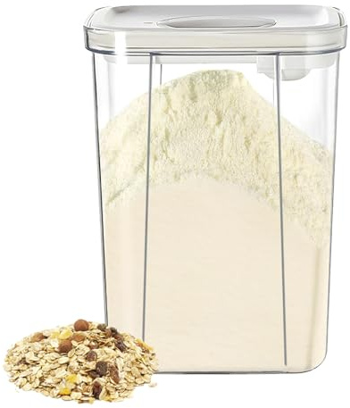 Contenitore per latte in polvere per bambini, 2,8 l, dosatore latte in polvere per neonati, contenitore per alimenti per bambini, contenitore latte in polvere per neonati