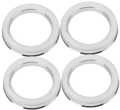 DONFAMDS 4 Piezas Anillos Centradores Aleación de Aluminio para Vehículos Off Road Adaptadores Resistentes y Duraderos