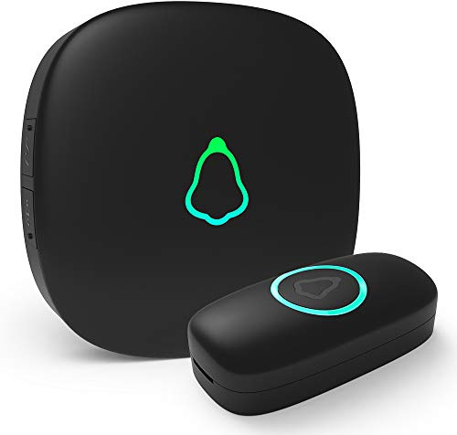 SECRUI Wireless Doorbell, Plug in Waterproof Cordless Door Chime Kit, 1000ft Long Range with 5 Volume Levels 58 Chimes and LED Flash Lights