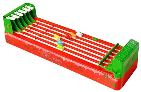 Acunny Gesellschaftsspiel Pferderennen, Rennspiel für Partys und Abende – tragbar, 6, für Familie, Jugendliche, Erwachsene, ab 3 Jahren, Abendveranstaltungen Weihnachten