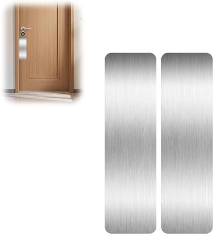 2 PCS 4x14 Door Scratch Protector Dog, Self-Adhesive, Rounded Corners