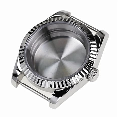 Melitare 1pc Datejust Stil Fall mit Saphir Kristall Wasser Resistanst Uhr for Nh35 Nh36 Mechanische Automatische Bewegung Skxmod(1,36mm)