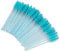 G2PLUS Einweg Wimpern Bürstchen, Blau Mascara Bürstchen, 100 Stück Wimpernbürste für Wimpernverlängerung