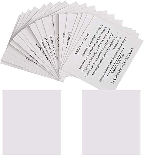 GWHOLE 20 Piezas Reparación Parches Autoadhesivos Kit para Piscinas inflables, Camas de Agua, Juguetes