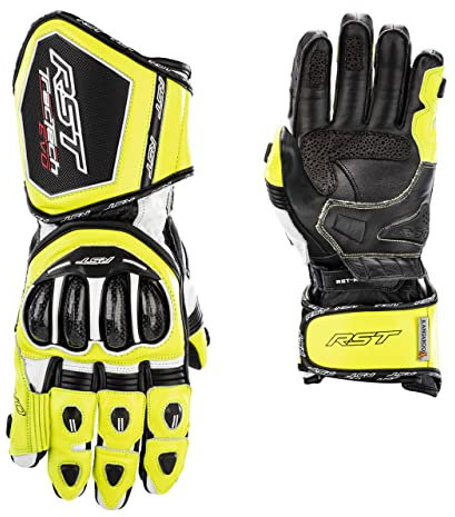 RST Tractech Evo 4 Motorradhandschuhe Gelb/Schwarz XL