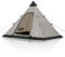 your GEAR Zelt Lido - Tipi-Zelt für 3 oder 4 Personen, Campingzelt mit eingenähtem Boden, Insektenschutz und Stehhöhe, Pyramidenzelt mit UV 50+ Sonnenschutz, Festivalzelt mit 5000 mm Wassersäule
