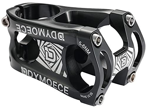Dymoece Fahrrad Vorbau 31,8mm MTB Fahrradlenker Vorbau Adapter für 1-1/8 28,6mm Mountain Bike BMX