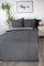 jilda-tex Biber Bettwäsche Made IN Germany Melange 135x200 cm + 80x80 cm 100% Baumwolle Feinbiberbettwäsche Edel-Flanell Verschiedene Größen/Farben (Uni Hellgrau/Dunkelgrau, 240 x 220 cm)