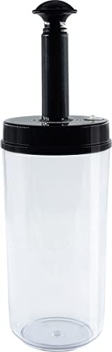 heidenfeld Vakuumbehälter für Vakuumierer HF-VK100-0,7-2,2 Liter - Vakuumpumpe - Pumpe - Vakuum Behälter - Vakuumdosen (2.2 L Behälter)