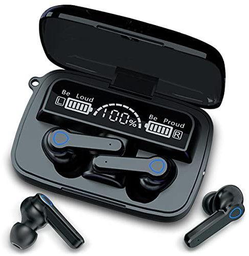 Bluetooth In Ear Kopfhörer kompatibel mit Apple iPhone Serie In-Ear Kabellos Sport Ohrhörer Kopfhörer mit Mikrofon Bluetooth Headset ideal für Sport und Alltag, Smartphone:Apple iPhone 11 Pro Max