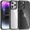 TAURI Defender Designed for iPhone 14 Pro Max Case with Screen Protector [Military Grade Protection] Soft Bumper Shockproof 360 Protective Cover - Black