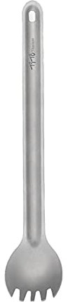 Long Handle Spoon Titanium Handle Spoon Portable Titanium Cutlery Lightweight Camping Spoon for Outdoors Hiking Picnic Home Use