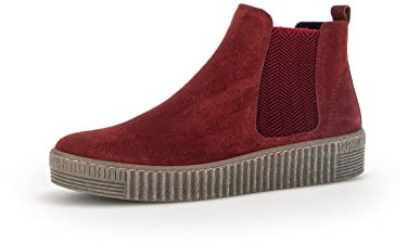 Gabor Damen Chelsea Boots, Frauen Stiefeletten,Wechselfußbett,Best Fitting,Booties,halbstiefel,Kurzstiefel,Dark-Opera (fumo),40 EU / 6.5 UK