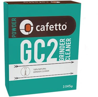 Cafetto Kaffeemühlenreiniger GC2 Sicher für Ihre Mühle und Grate Natürliche Saatgutbasis proprietäre Formel