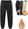 Nearflying Dododz Unisex Fleece Trousers, Unisex Fleece Jogging Bottoms, Winter Warm Waterproof Fleece Lined Sweatpants (Black-A,Medium)