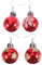 ABOOFAN 2 Paar Weihnachtskugel Ohrringe Mini Glühbirnen Einfädler Weihnachtsohrringe Trendige Weihnachtskugel Ohrhänger Dekorieren Sie