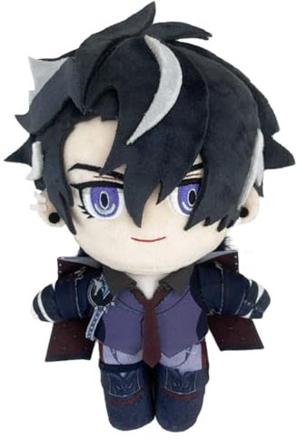 Zhongkaihua Anime Plüschfigur Wriothesley Spiel Peripherie Plüsch Puppe Cute Cartoon Plüsch Stofftiere Geschenk für Spiele Fans 20CM