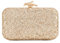 Syrads Pochette per Donna Borsa da Sera Pochette con Catena per Festa di Nozze,Oro