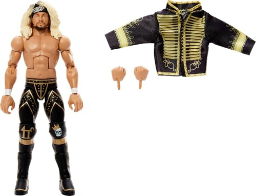 Mattel WWE Elite Actionfigur & Zubehör, Serie #116, 15,2 cm großes Sammlerstück Lexis King mit 25 Gelenkpunkten & austauschbaren Händen