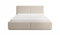 FEDVE Bett 140x200 Beige - Toreira Slim Polsterbett Mit Bettkasten - Doppelbett Mit Stauraum - Schlafzimmer Bett