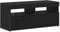 vidaXL TV-Schrank mit LED-Lichtern, Schwarz, Eiche, 90x35x40 cm, Holzwerkstoff