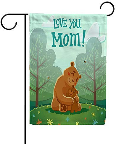 Garten Fahnen Alles Gute Zum Muttertag Dekoration Fähnchen Robuste,Lichtbeständige Garten Flagge Für Drinnen Feiertage Home 30X45Cm