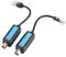 GYZOUKA 1 Pair Passive IP Network Coaxial Transmitter Receiver Extender 220m Transmission Distance with Surge Guard for IP NVR Camera System