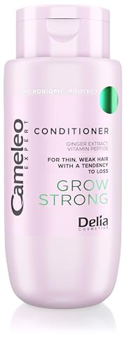 Cameleo – Grow Strong – Conditioner For Weakened & Thinning Hair – Strengthens, Hydrates, Detangles – Ginger, Procapil & HydroScalp – 300 ml