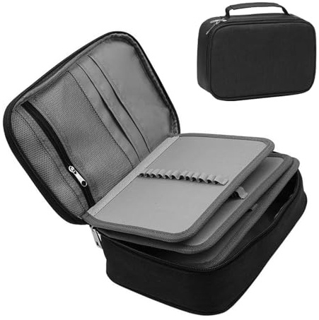 Large Pencil Case,72 Slots Multi-Functional Large Capacity Pens Case(Black) | Multi-Layer Detachable Pen Bag, Cationic Material Hard-wearing and Durable, Pencil Cases for School Office Art Craft