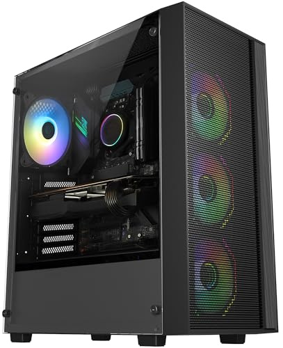 PC Gaming Fisso - Computer Gaming AMD Ryzen 5 4500 • Scheda Video RX 580 8GB • RAM 16GB DDR4 • SSD 500GB M.2 • Wi-Fi AC e Bluetooth • HDMI e DisplayPort • USB 3.2 • Windows 11 Pro