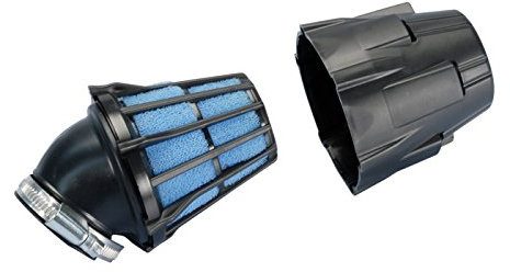 Luftfilter Polini Blue Air Box 37mm 30° schwarz-blau