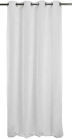 Apelt Ösenschal, Polyester-Baumwolle, Weiß, 140 x 245 x 0.5 cm