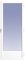 Ventanastock Puerta Balconera Aluminio 800x2000 Practicable Derecha con Rejilla de ventilación y cristal mate Carglas 1 hoja