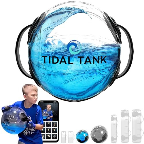 Tidal Tank - Sphere Mini Aqua Ball statt Sandsack Trainings Power Bag mit Wassergewicht, Ultimatives Kern- und Balance-Workout, bis zu 13 kg