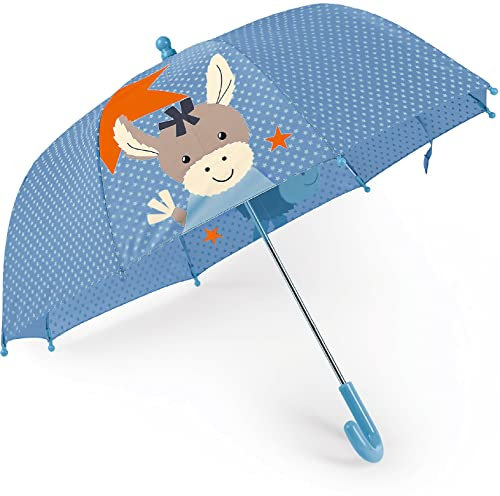 Sterntaler Regenschirm, Esel Emmi, Alter: Kinder ab 3 Jahren, Hellblau/Mehrfarbig, 60 cm